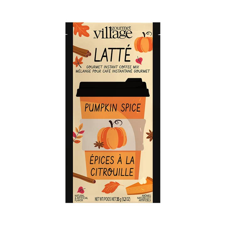 Gourmet Du Village - Wholesale Instant Coffee/Espresso - Bulk Mini Pumpkin Spice Latte- Instant Coffee