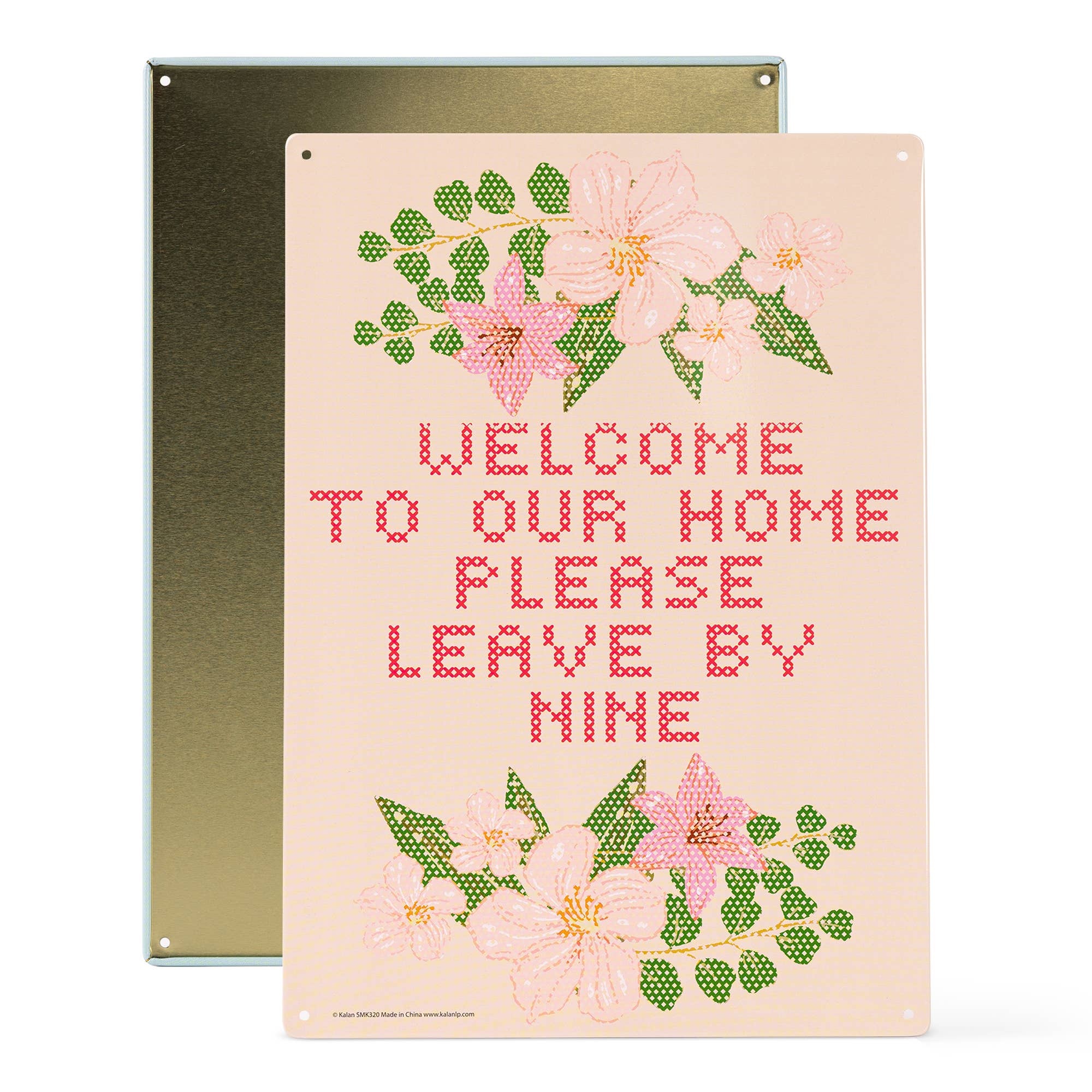 Kalan - Wholesale Sign - Welcome to our Home Metal Sign2
