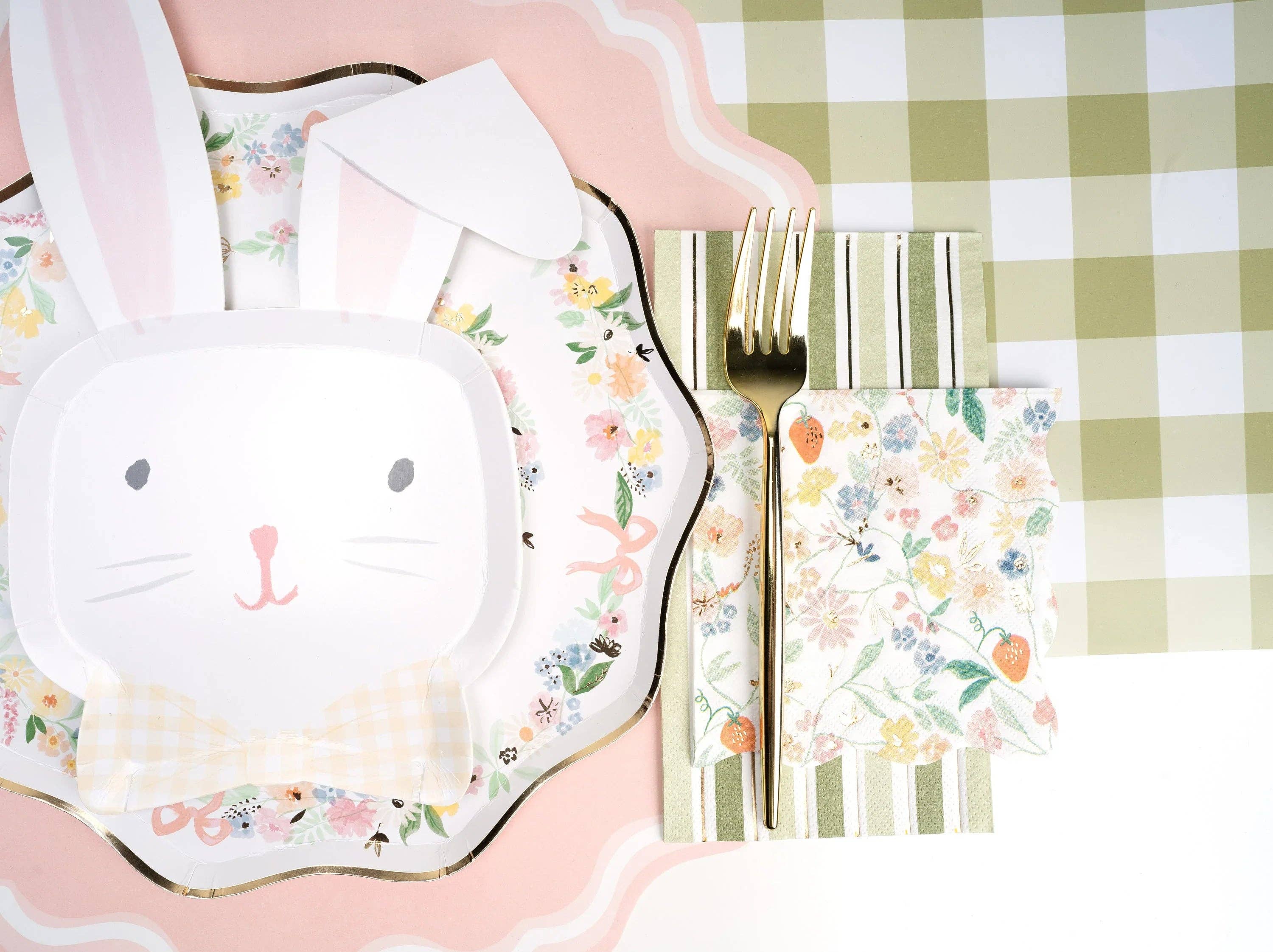 Gatherings by Curated Paperie - Wholesale Disposable Napkin - Green Striped Guest Towels3