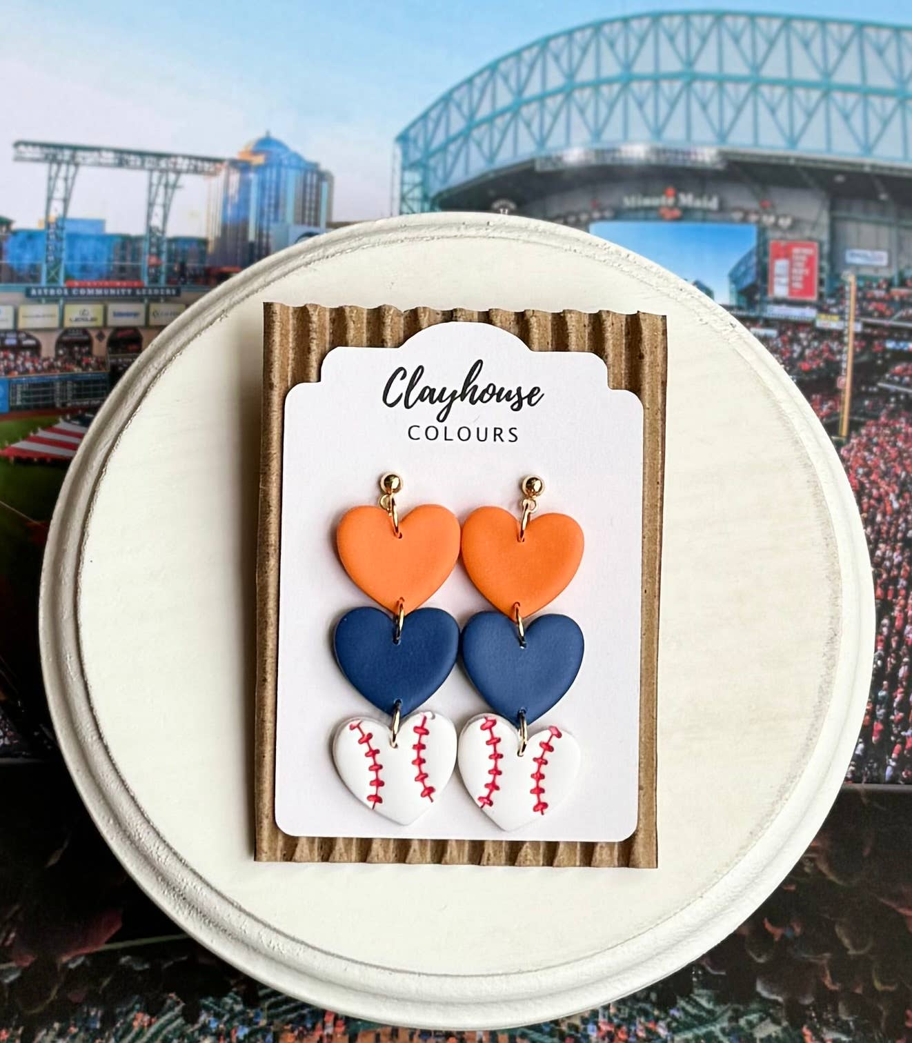 Clayhouse Colours - Wholesale Dangle Earrings - Astros Clay Earrings1
