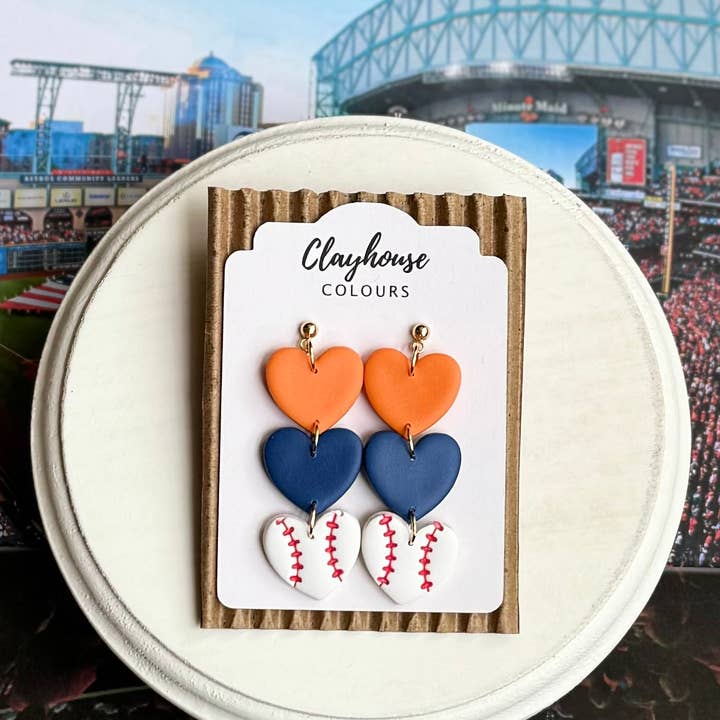Clayhouse Colours - Wholesale Dangle Earrings - Astros Clay Earrings1