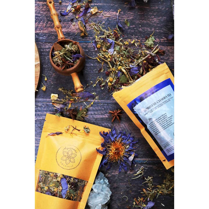 Ayamani Naturals - Wholesale Loose Tea - Third Eye Chakra Pineal Gland Herbal Tea - Psychic Dreams2