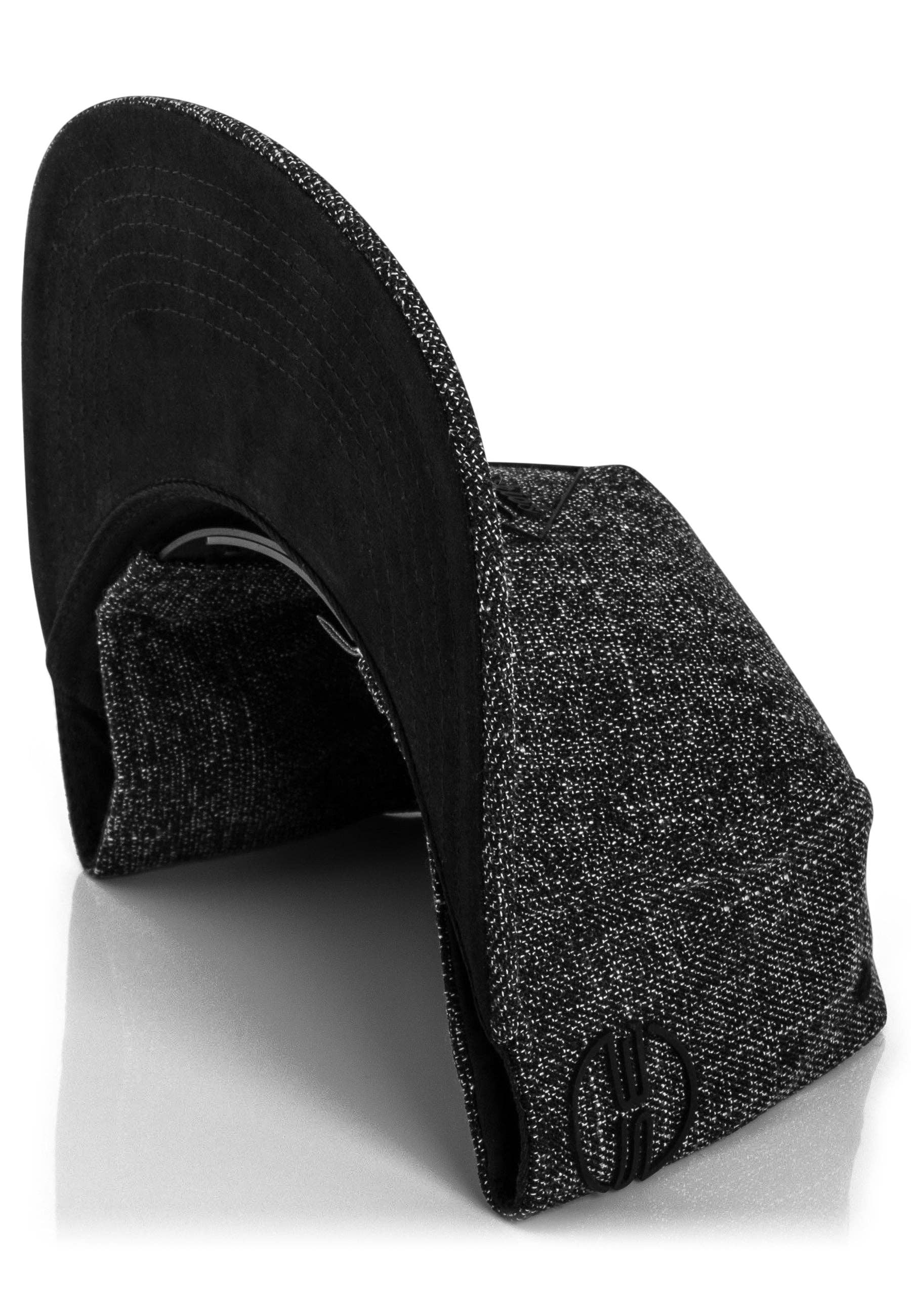 Blackskies - Wholesale Flat Brim Cap - Men's - Ancient Gods Snapback Cap Apollon - Black Gum Spot2