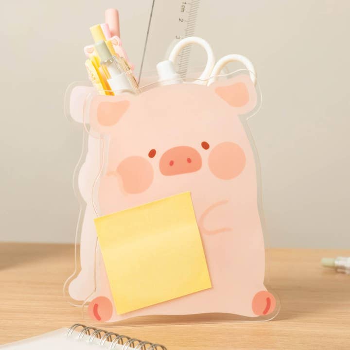 LuLu el Cerdito Genérico - Soporte de Bolígrafo de Acrílico para venta al por mayor de Joyify Pty Limited