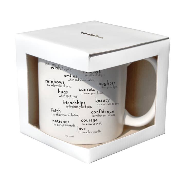 Quotable - Wholesale Coffee Mug - Mugs - G158- My Wish For You (Anonymous)1