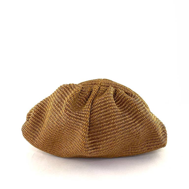 MILANO AMOUR - Vendita all'ingrosso Pochette - Donna - Maxi pochette Rochers in rafia con tracolla2