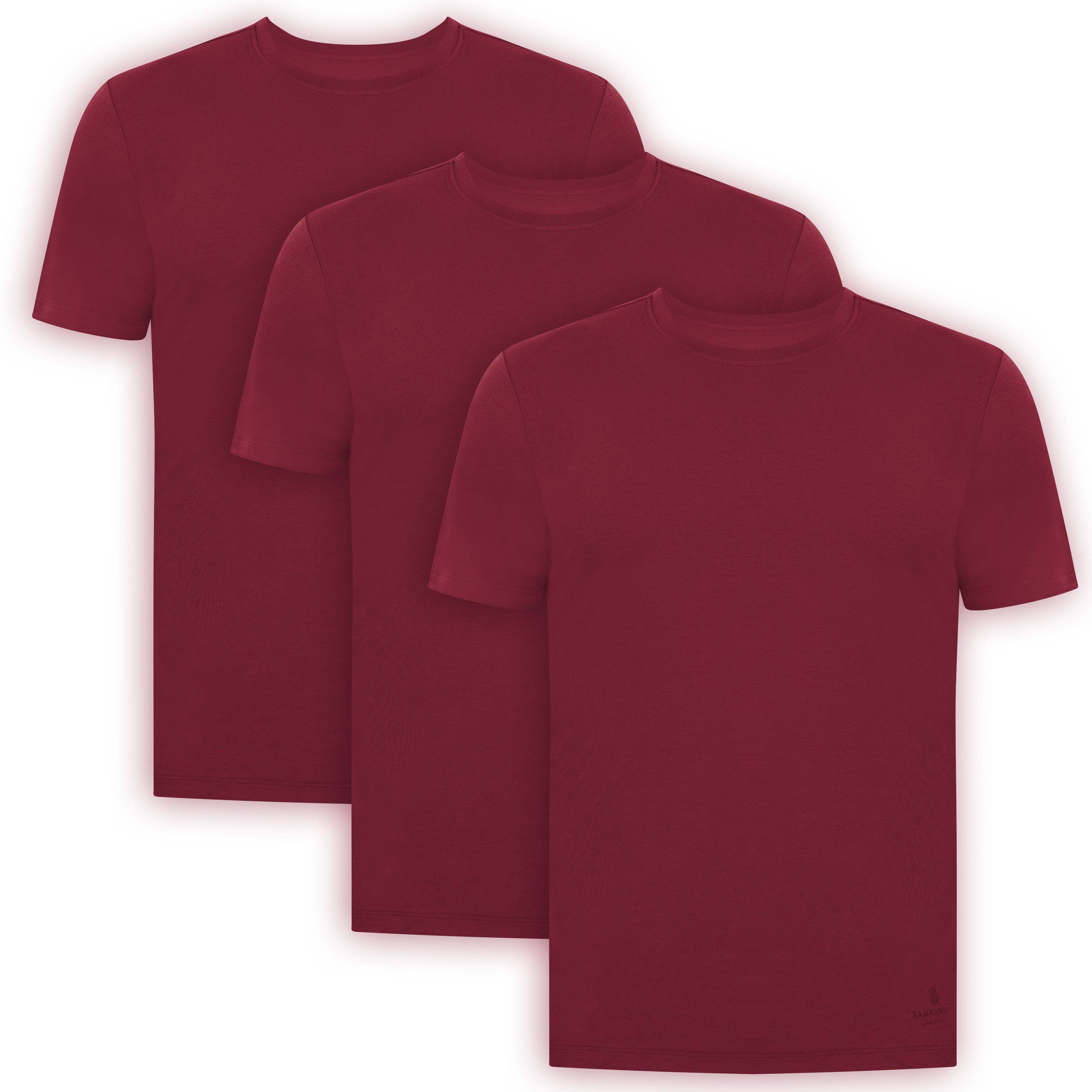 Bambooven - Vente T-shirt – homme - Lot de 3 sous-t-shirts pour hommes à col rond en bambou11