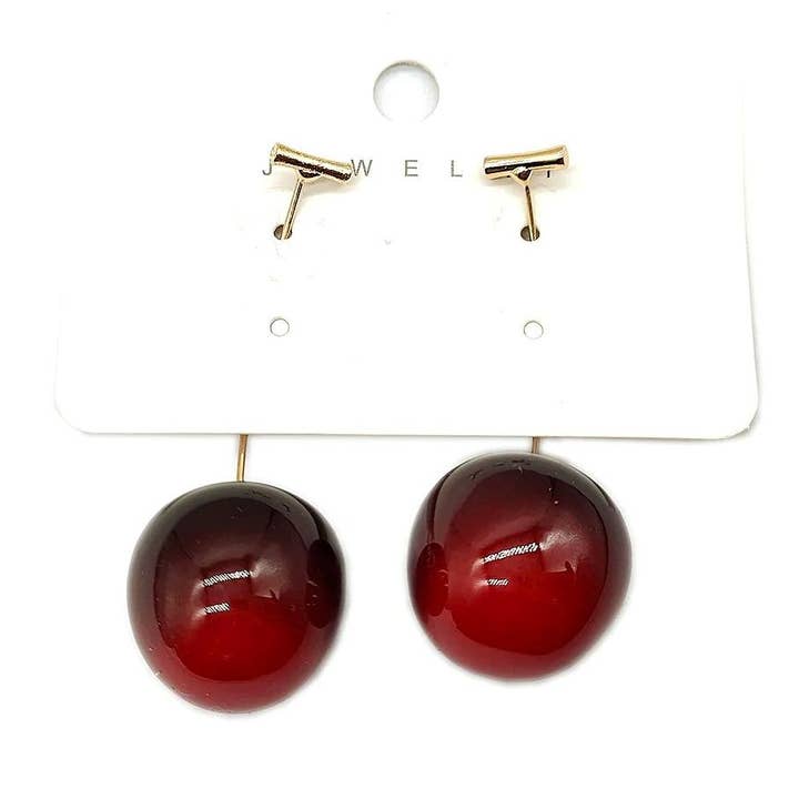 Puces d'oreilles cerises pour la vente par Diacly