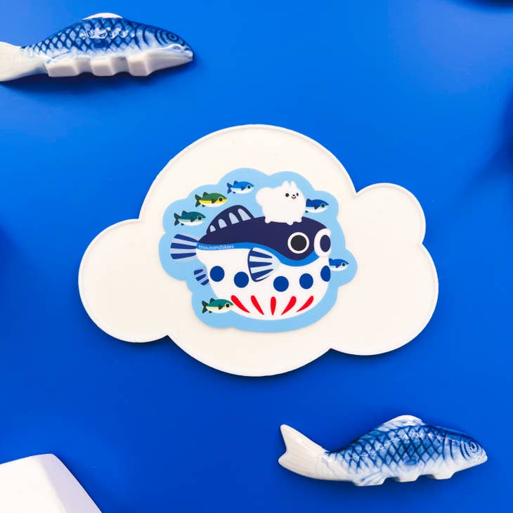 Thousand Skies - Wholesale Sticker - Vinyl Sticker Japantown - Pom and Fugu