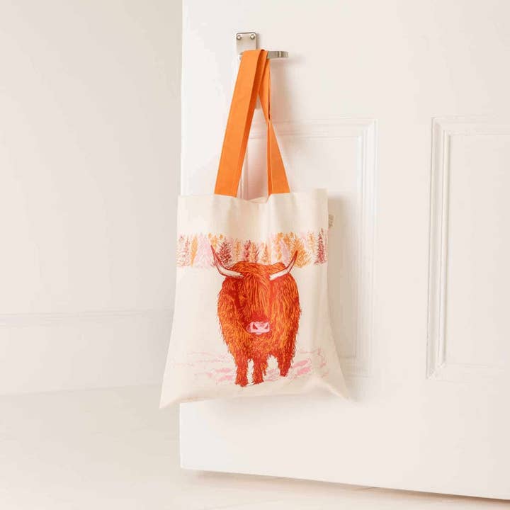Highland Cow Eco Shopper-Tasche für den Großhandel von Cherith Harrison