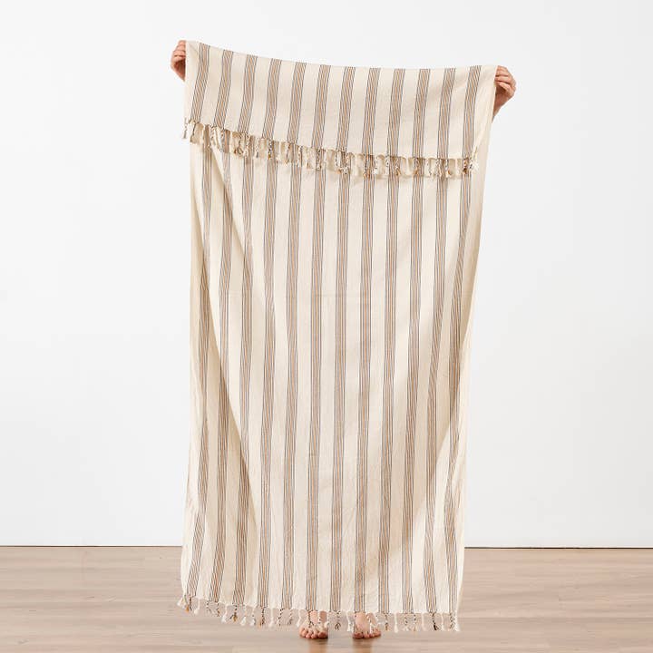 Toallas de baño de playa peso medio estilo rústico vintage prelavadas para venta al por mayor de Kikoya