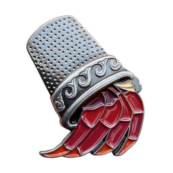 Hermit Crab Enamel Pin for wholesale by Brandy Bingham