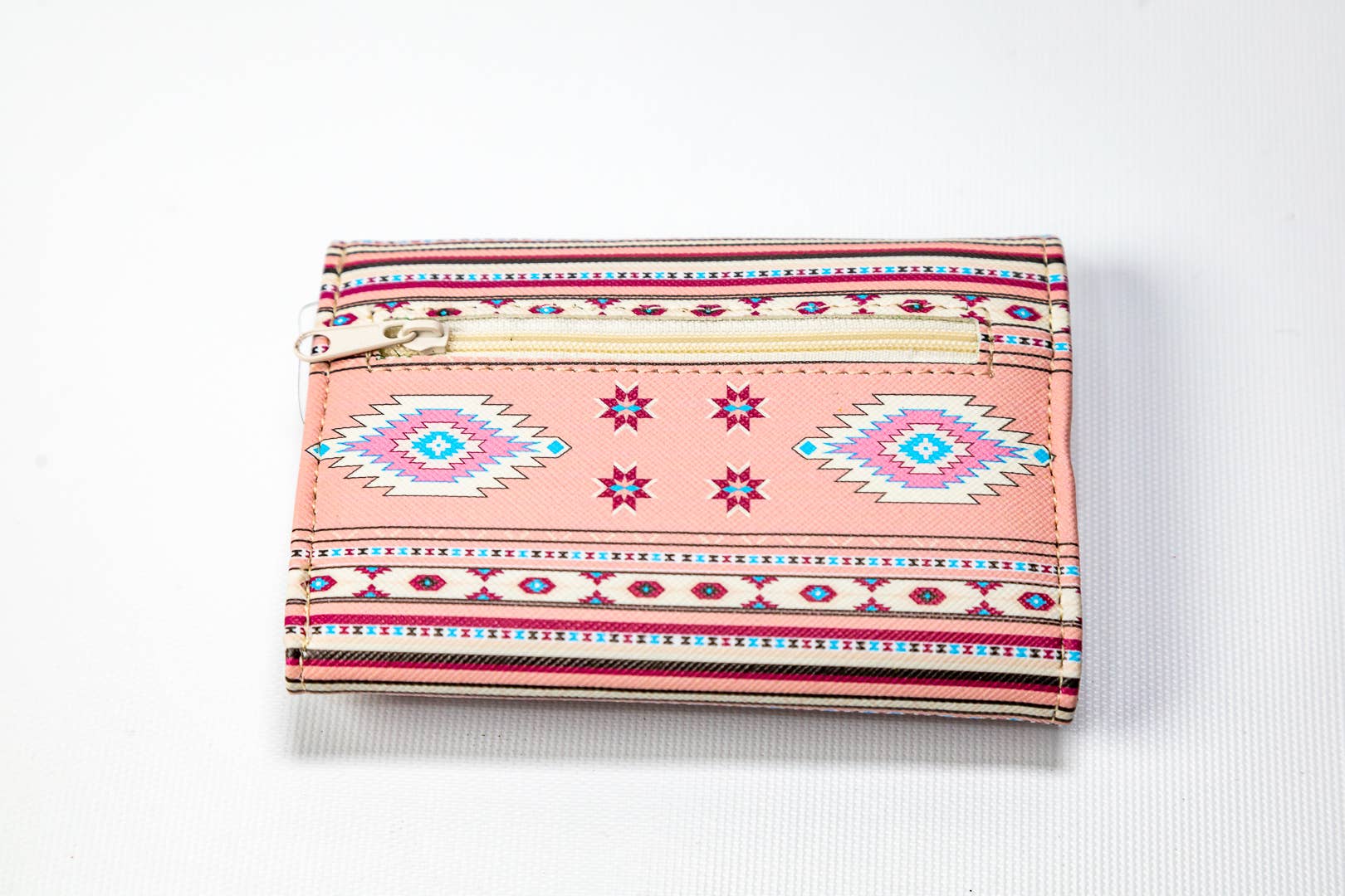 Flag Matrix Inc - Wholesale Wallet - Women's - Myka 5″ Tri-fold Native Wallet3