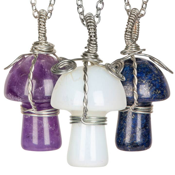 Benjamin International - Wholesale Pendant/Charm Necklace - Mushroom Pendant Necklaces