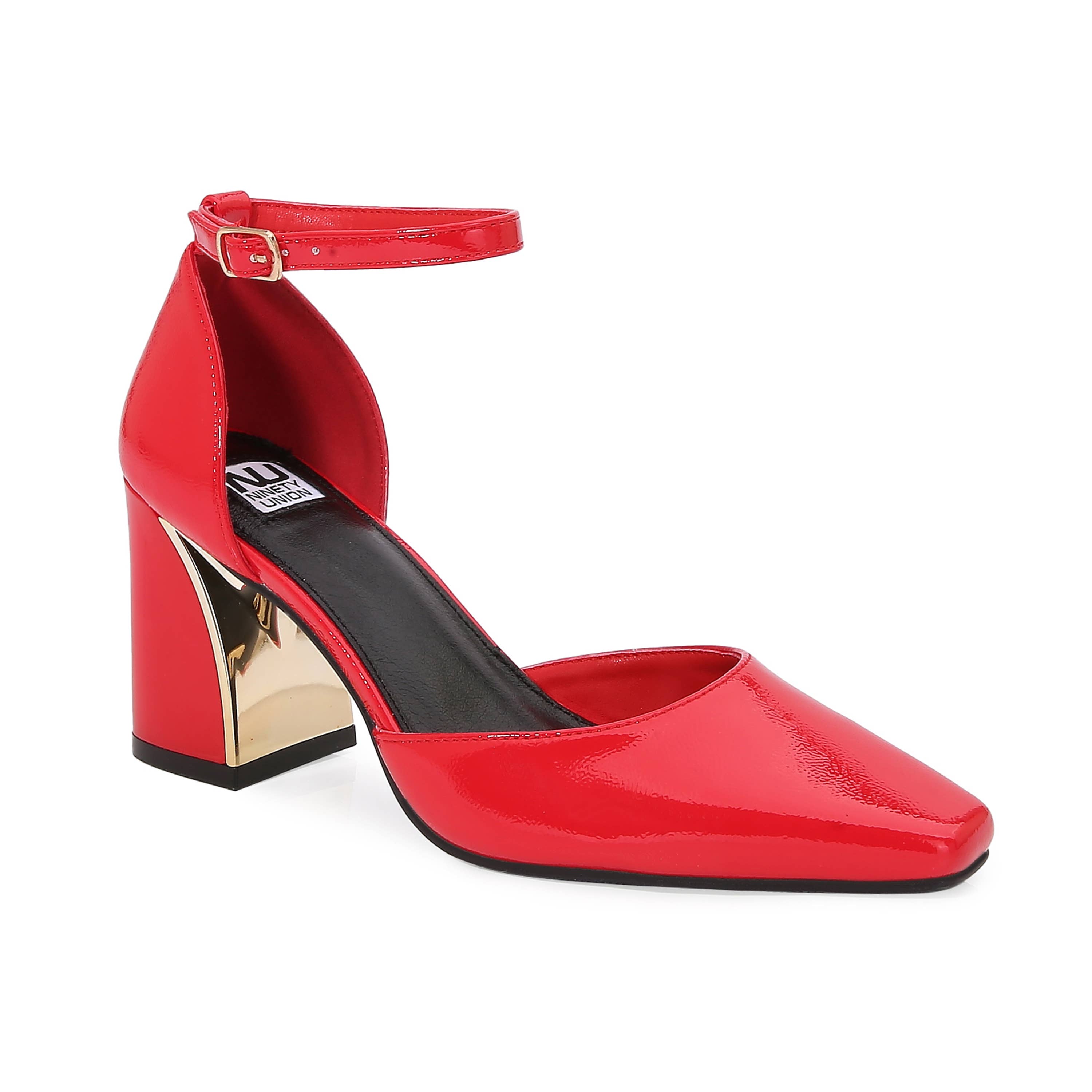 LADY COUTURE - Wholesale High Heels - Women's - Megan Color Trim Block Heel Pump9