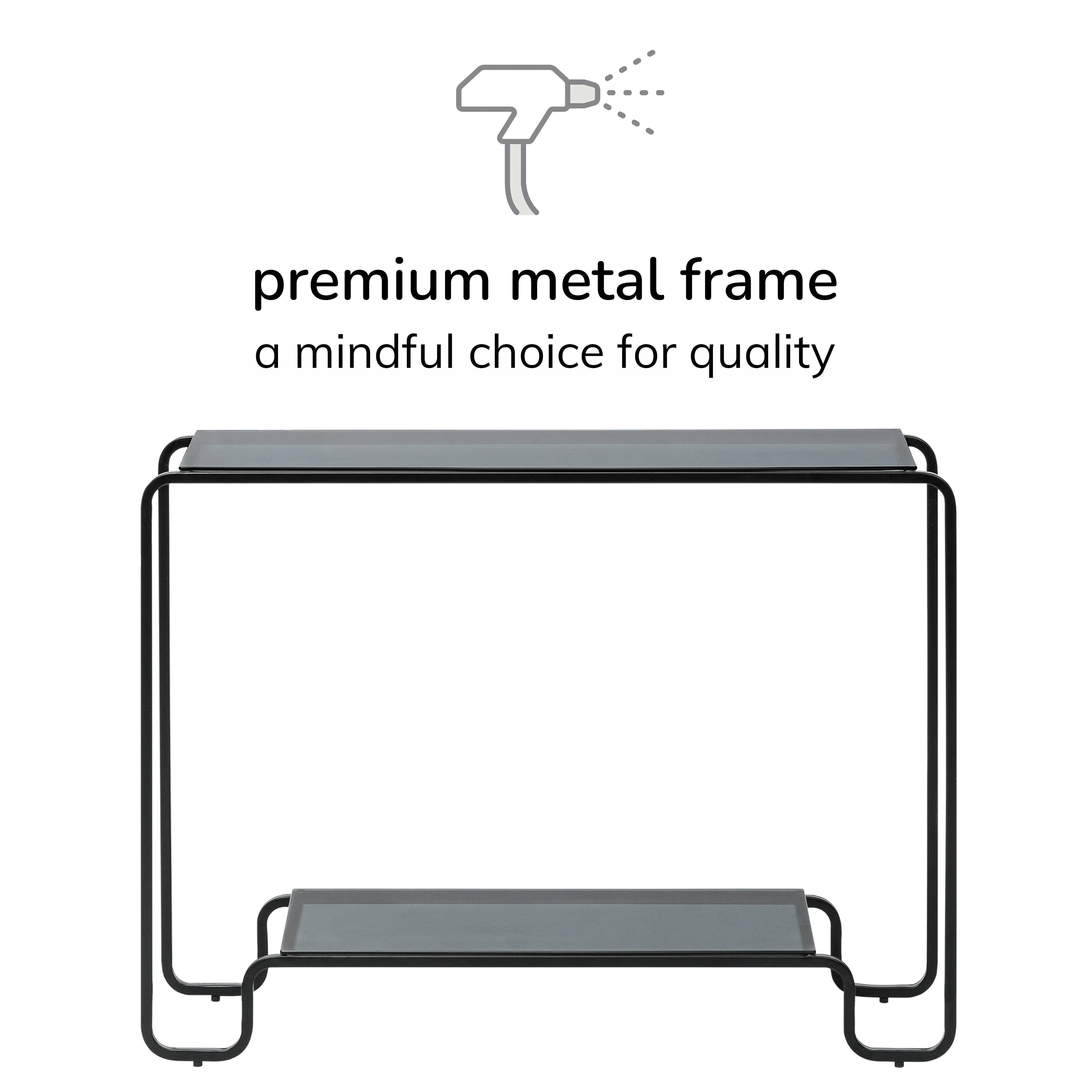 MH London - Wholesale Console Table - Flint Iron & Glass Sofa & Console Table5