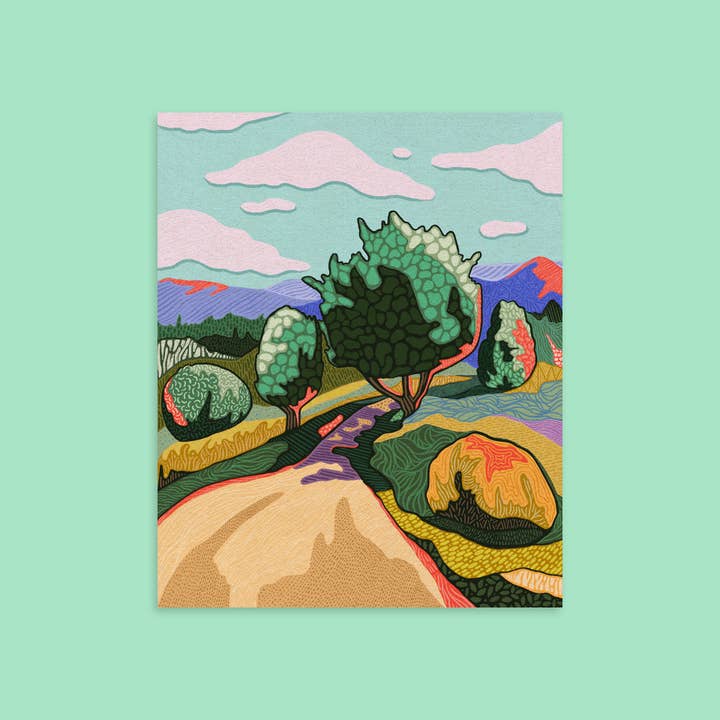 Somewhere Green Studio Art Print for wholesale by Scandinative