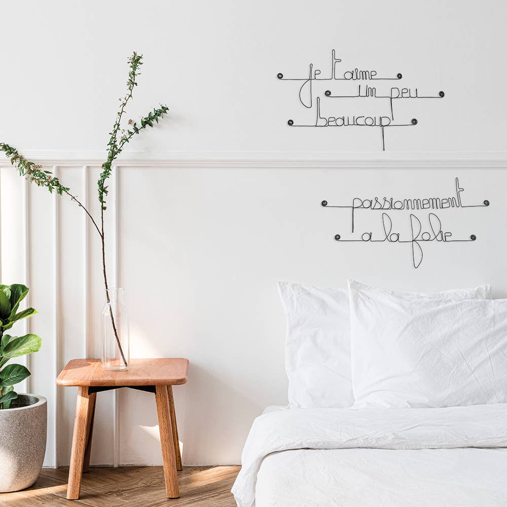 Bijoux de Mur - Wholesale Wall Accent - Wall decoration on the theme of Love - “I love you,...”2