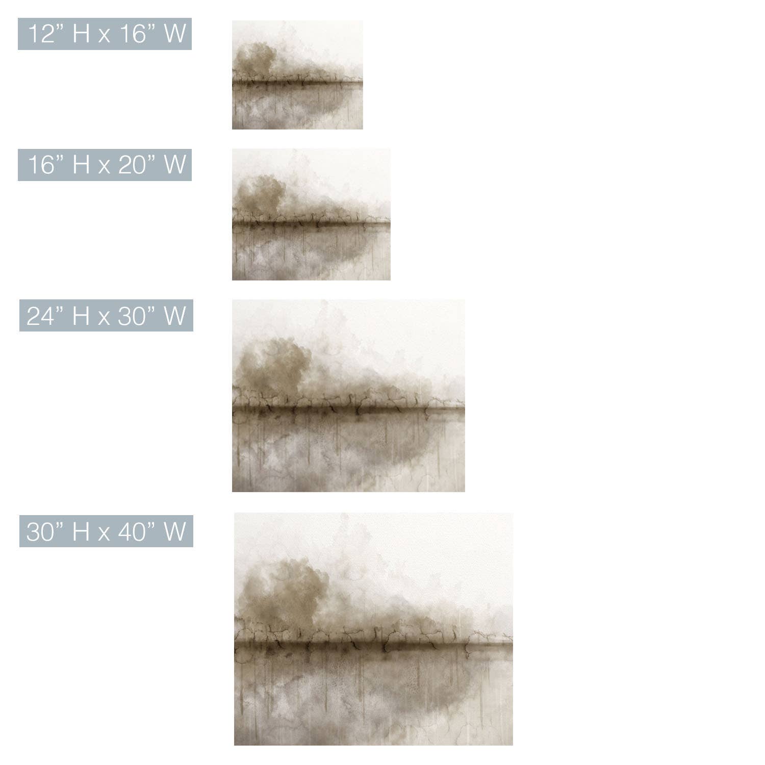 Ready2hangart, Inc. – wholesale Art print – Abstract Neutral CXLVIII' Canvas Wall Art by ChiChi D_cor4