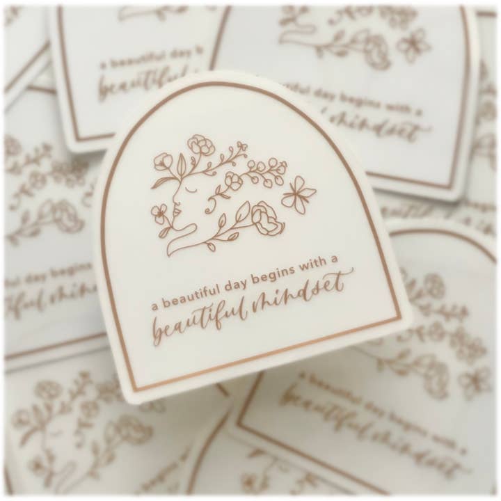 Wildflower Lettering - Wholesale Sticker - Mindset Sticker
