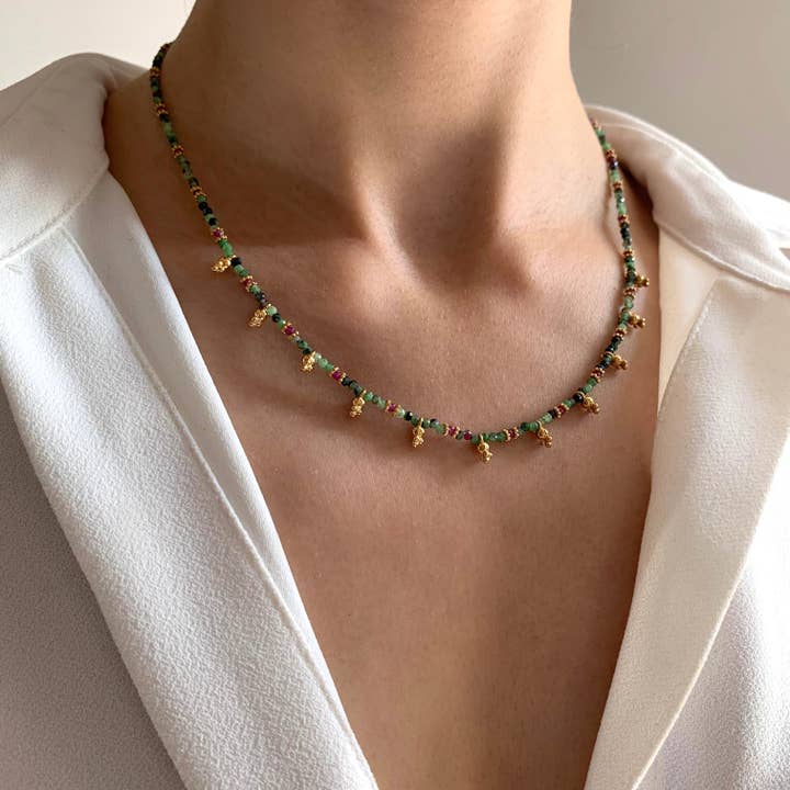 Meora Paris - Wholesale Beaded/Pearl Necklace - Acapulco Necklace3