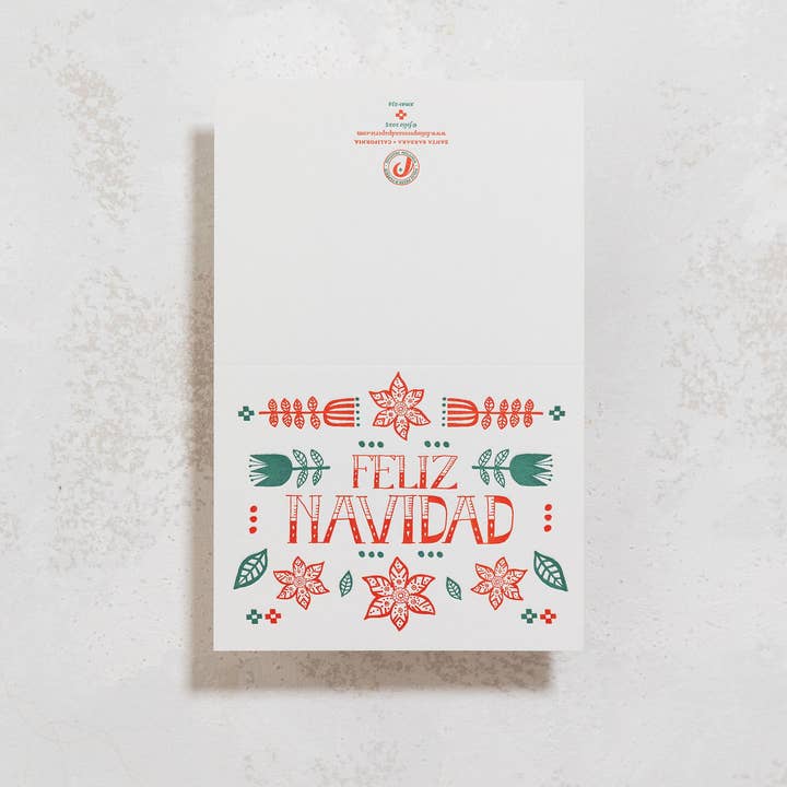 folio press & paperie - Wholesale Christmas Card - Feliz Navidad Card1