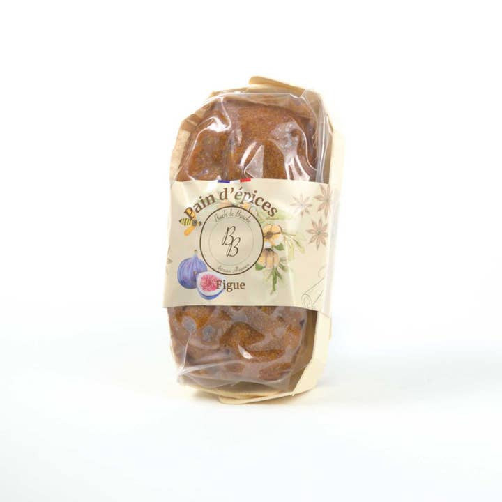 Fig Gingerbread (100% Flower Honey) 140g  for wholesale by Bisch de Bruche