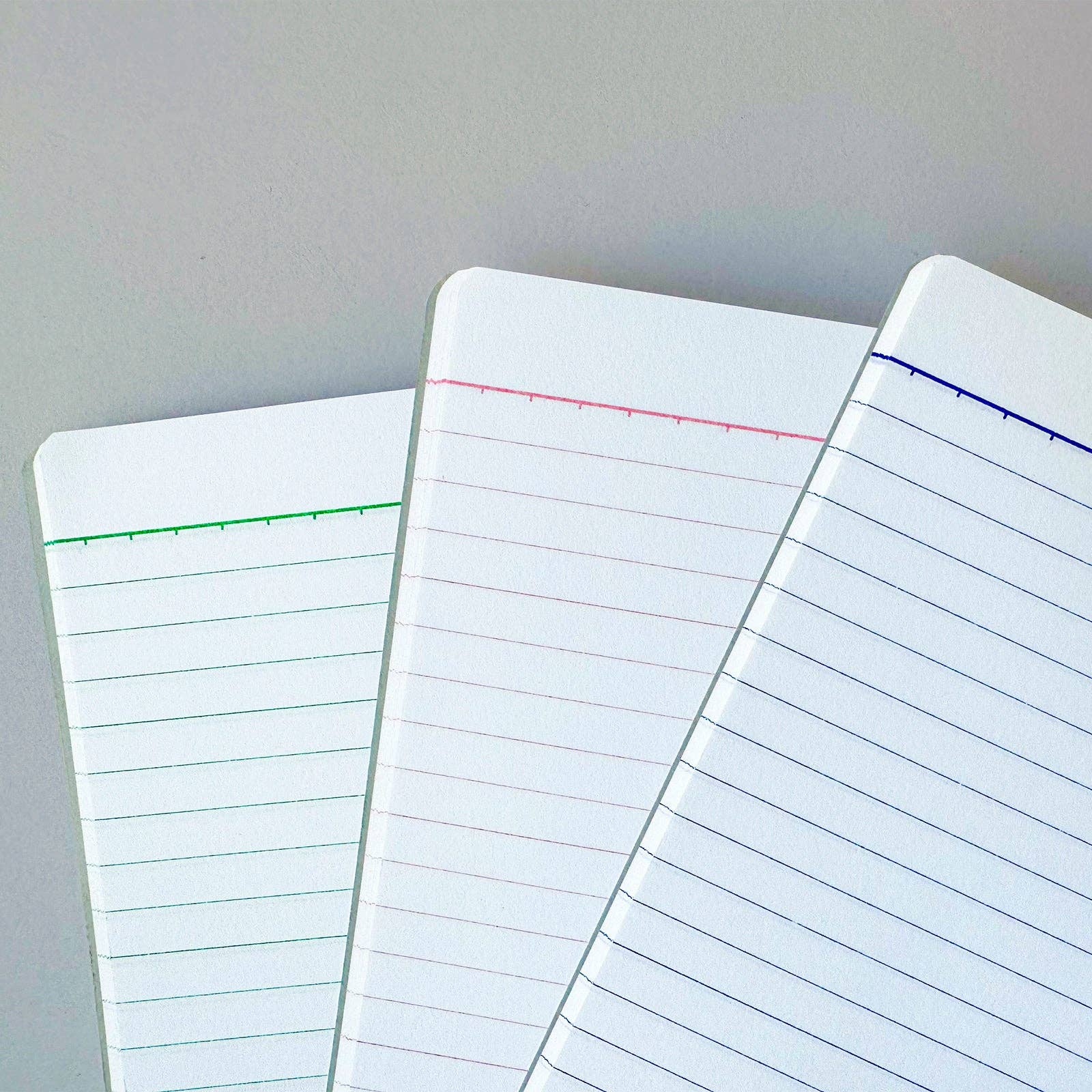 HERR & FRAU RIO - Wholesale Notebook - Striped Green Lined Notebook2