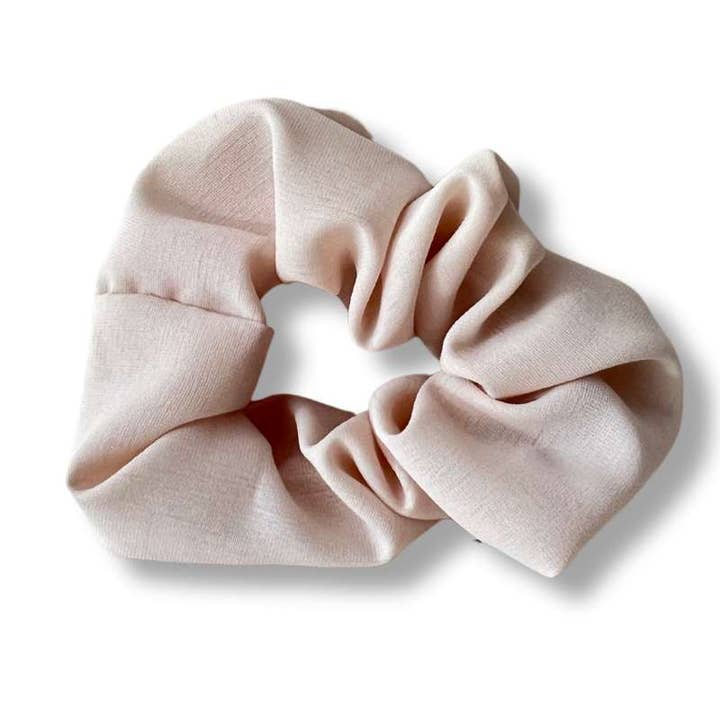 Scrunchie Maxi "Linnen Beige" voor wholesale door Hairjewelz by Elle
