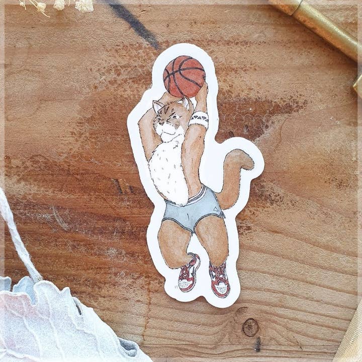 Erlenmeyer Art - Wholesale Sticker - Cougar Baller - Vinyl Sticker
