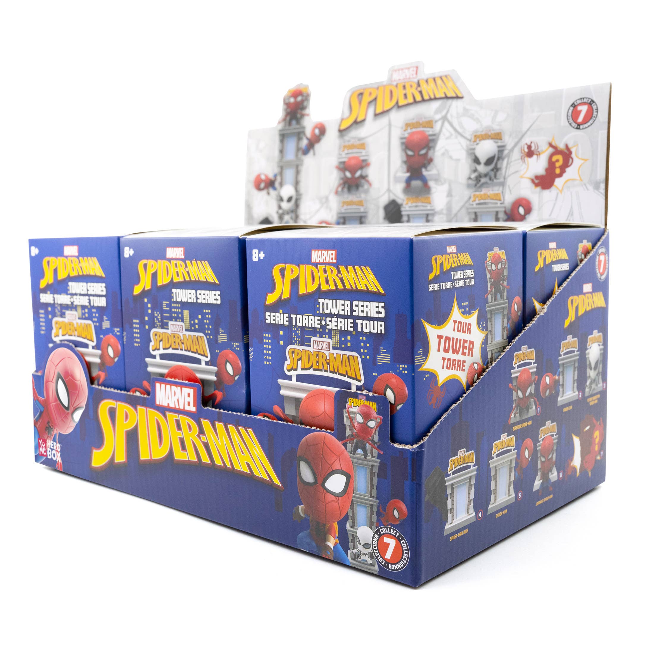 Toys Matter Inc. - Wholesale Decorative Figurine - Marvel Spider-Man Tower Series Hero Box - Blind Box CDU2