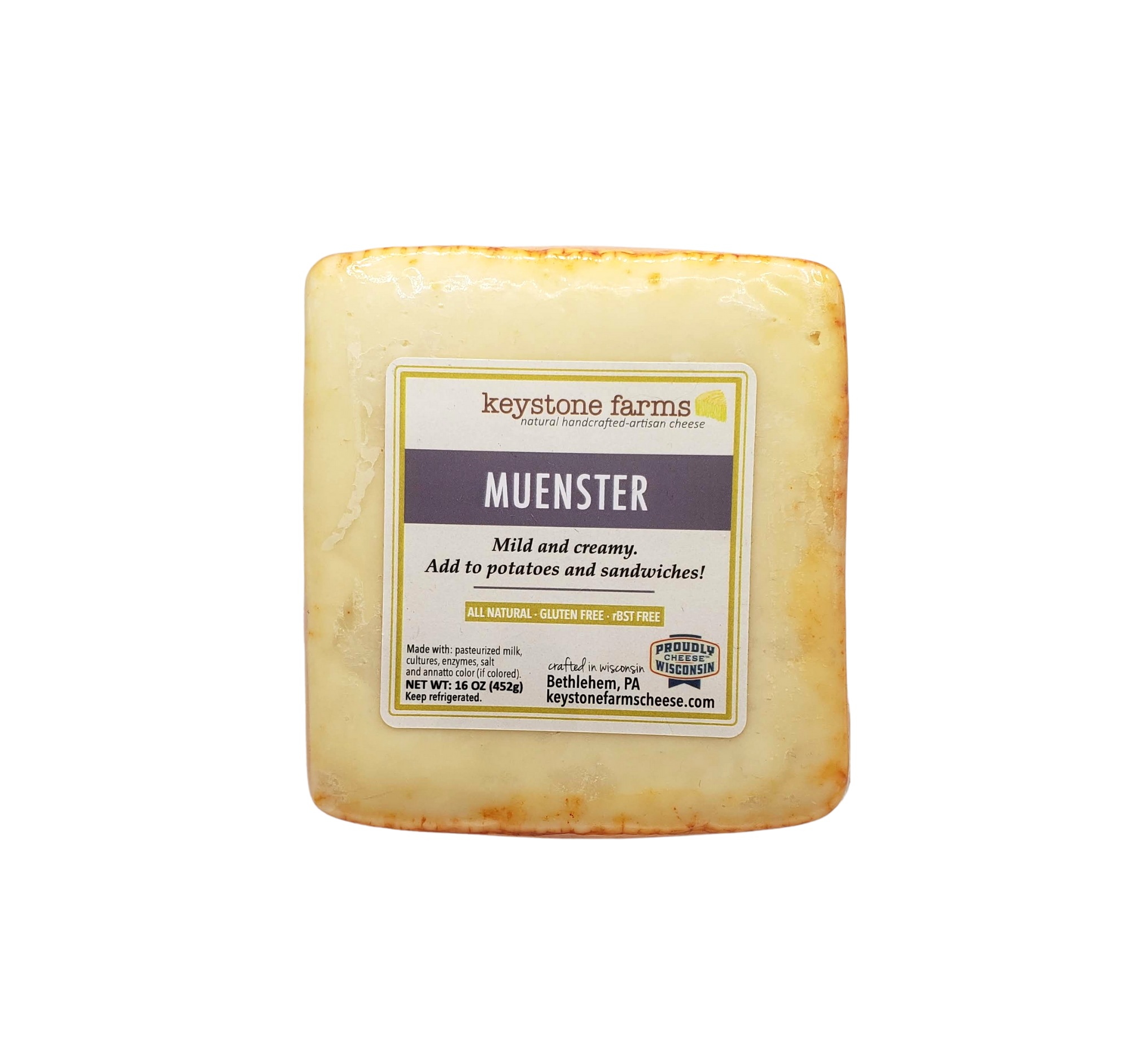 Keystone Cheese - Wholesale Cheese - Muenster4