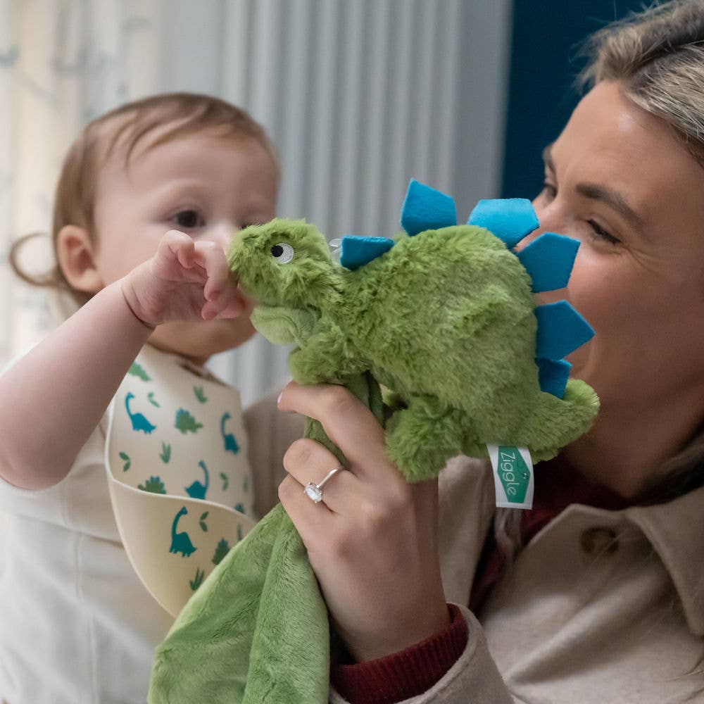 Ziggle Baby - Vente Couverture douillette – bébé - Plaid comforter en peluche Dinosaure3