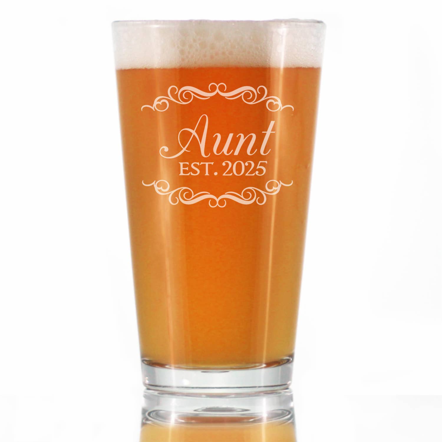 bevvee - Wholesale Beer Glass/Mug - New Aunt 2025 - Decorative - Beer Pint Glass0