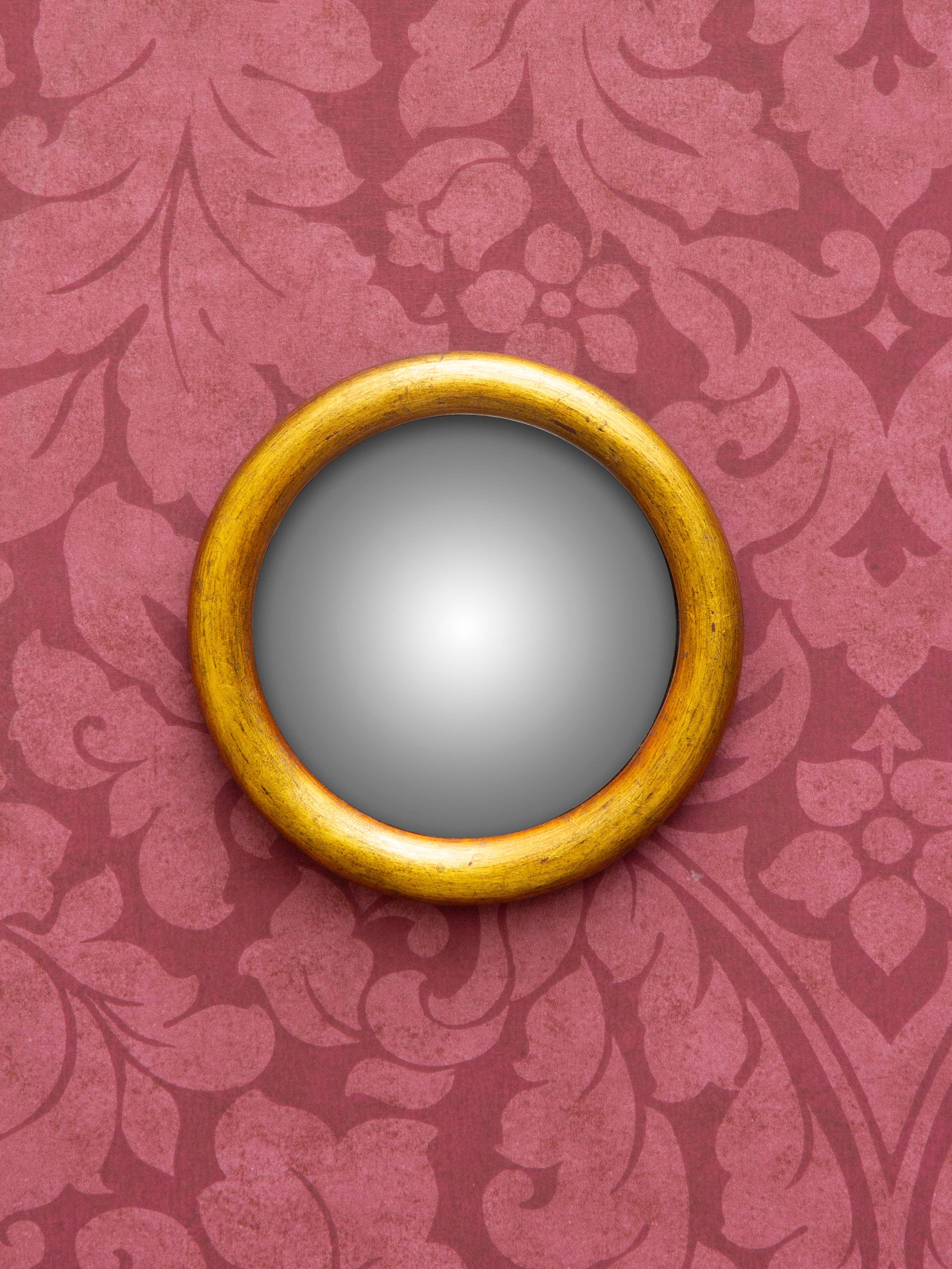 Chehoma USA - Wholesale Wall Mirror - Convex Mirror Rounded Golden Edge