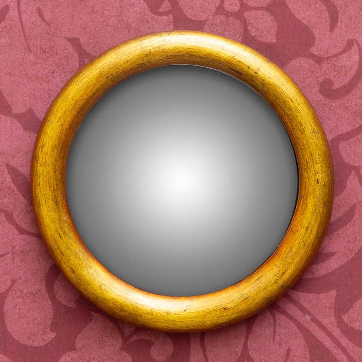 Convex Mirror Rounded Golden Edge for wholesale by Chehoma USA