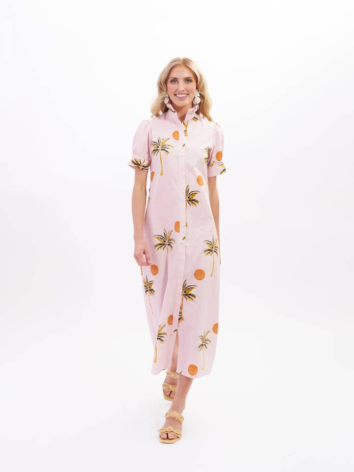 Kathleen Maeve – wholesale Dress – Women's – Palma Dress | Sun Coco Pink2