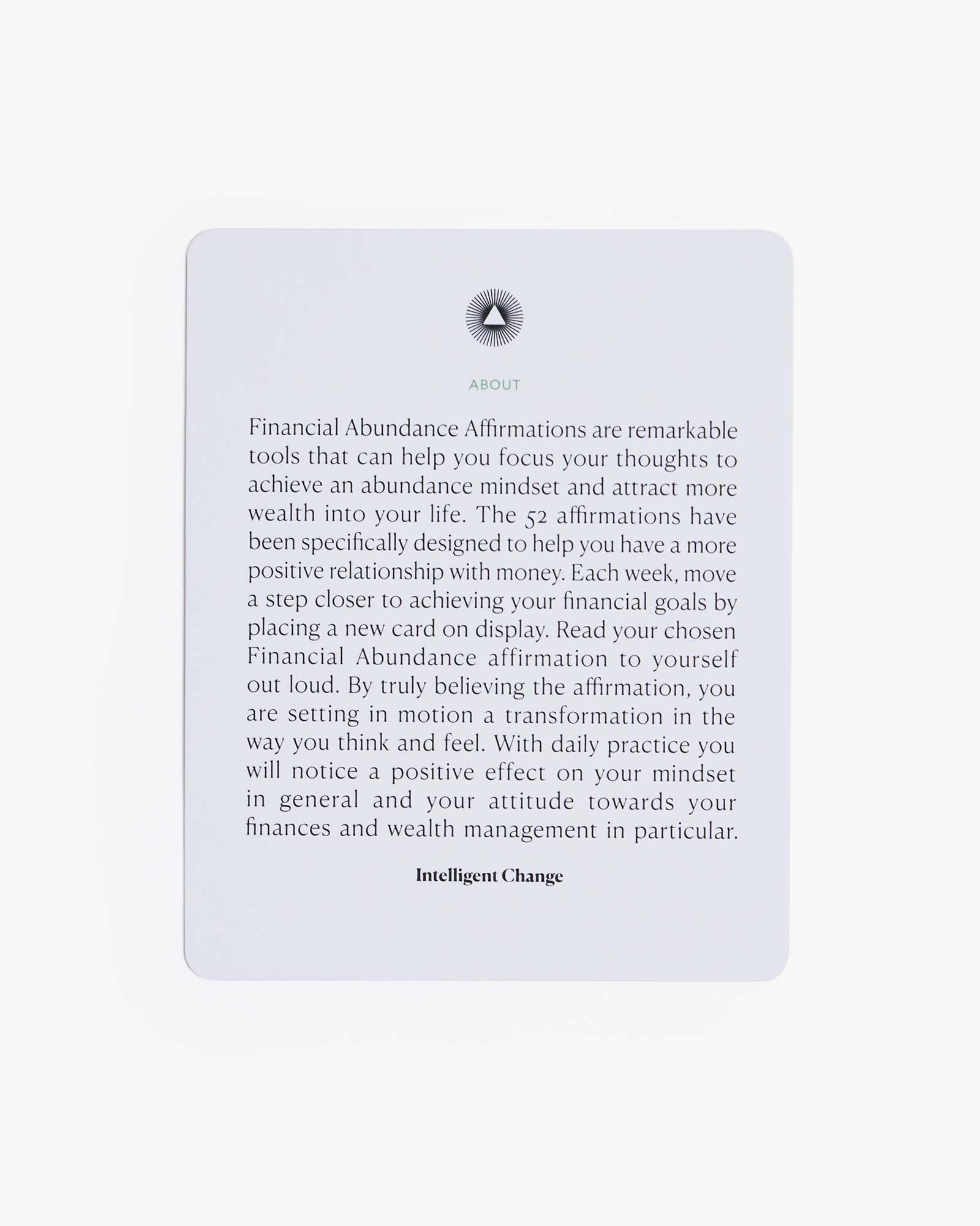 Intelligent Change - Vente Carte de vœux classique - Affirmations conscientes, abondance financière, affichage, cartes, cadeaux8