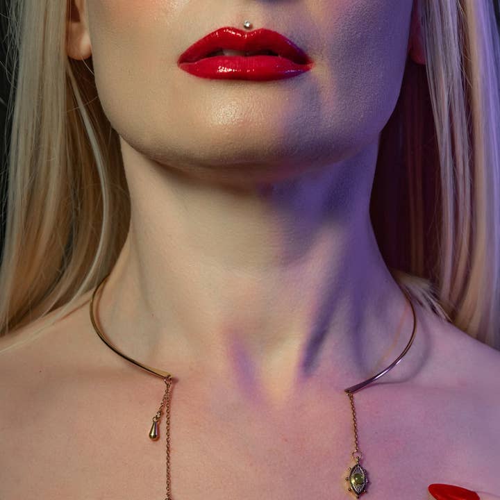 Lord Violet - Vente Collier ras-de-cou - Collier à breloques ETHEREAL0