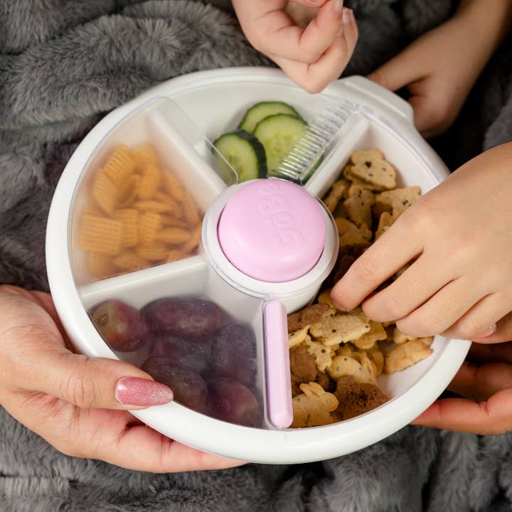 GöBe Kids - Wholesale Snack Box - Kids & Baby - GoBe Kids Large Snack Spinner Slide, Travel Snack Box