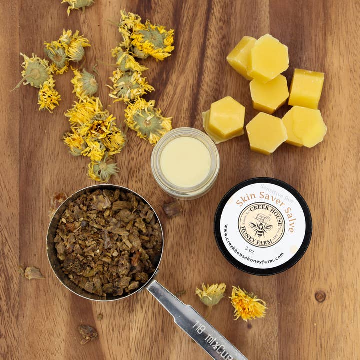 Creek House Honey Farm - Wholesale Healing Salve/Balm/Cream - Sensitive Bee-Skin Saver Salve
