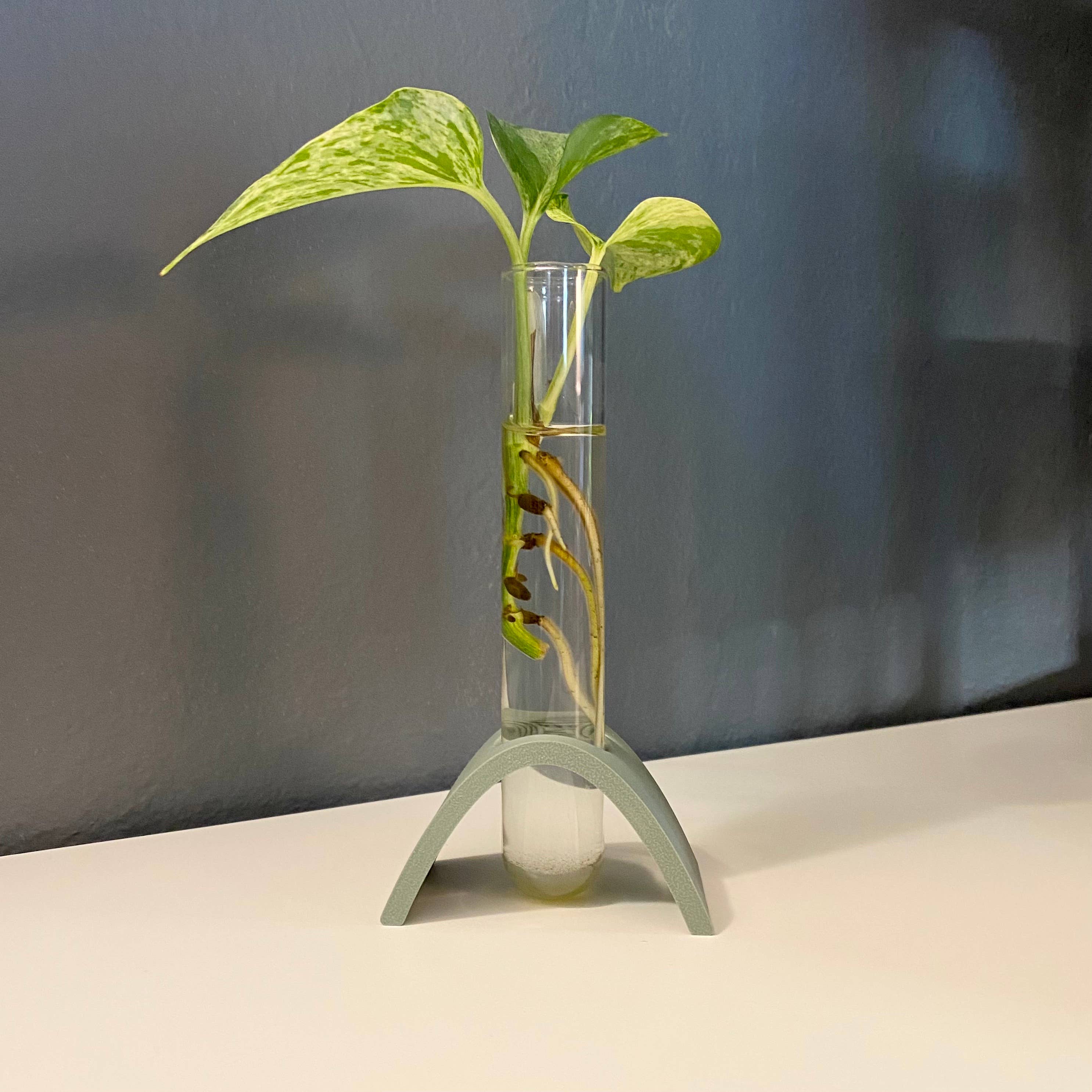 Plant Voyage - Venta al por mayor Macetas - Estación de propagación curva impresa en 3D, soporte de propagación0