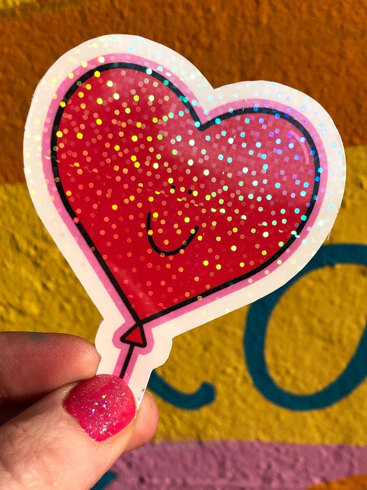 Heart Balloon Sticker - Case of 4 for wholesale by PaintsPylons