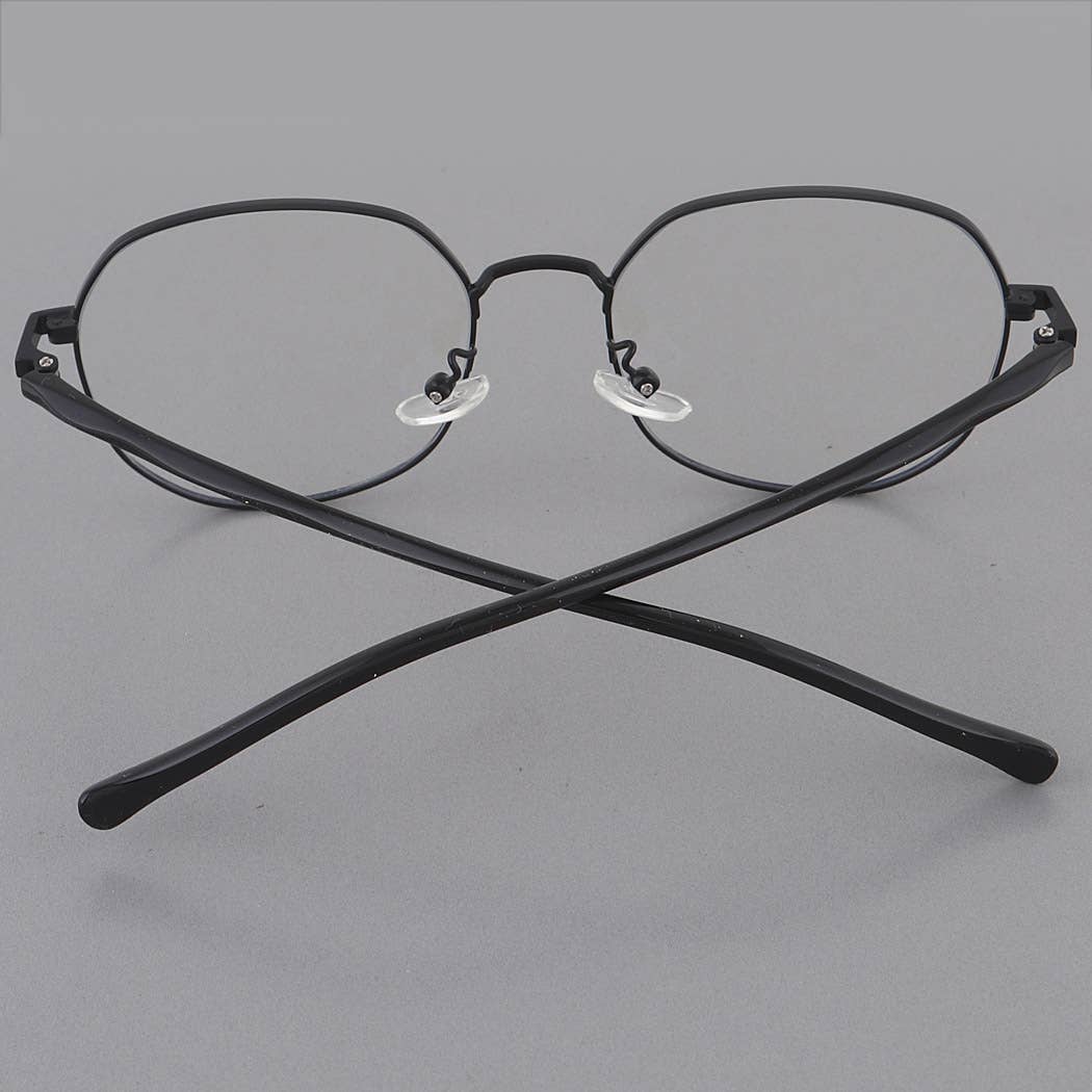 Clear Classic Round Bluelight Glasses for wholesale on Faire4