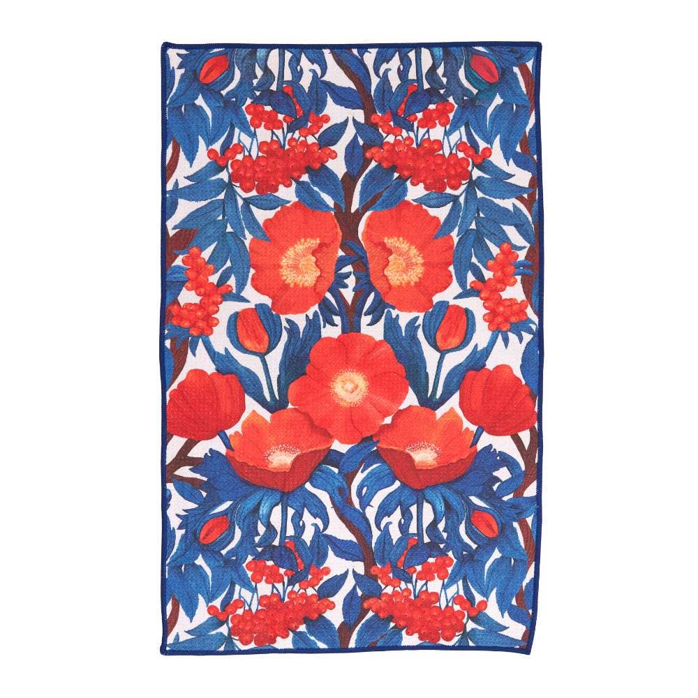 rockflowerpaper - Wholesale Tea Towel - Icelandic Poppies Eco Kitchen Tea Towel4