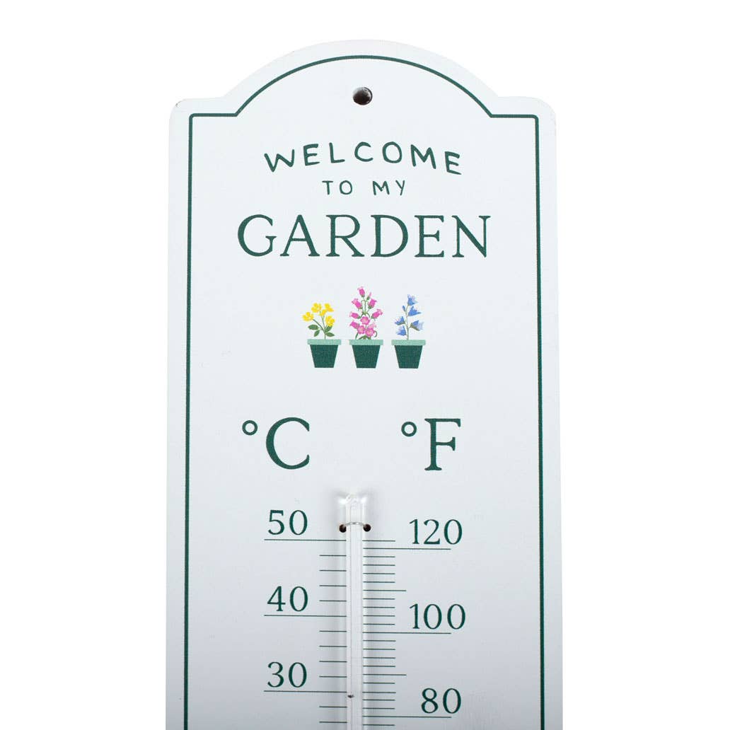Something Different Wholesale – wholesale Thermometer – Welcome to My Garden Wall Thermometer2