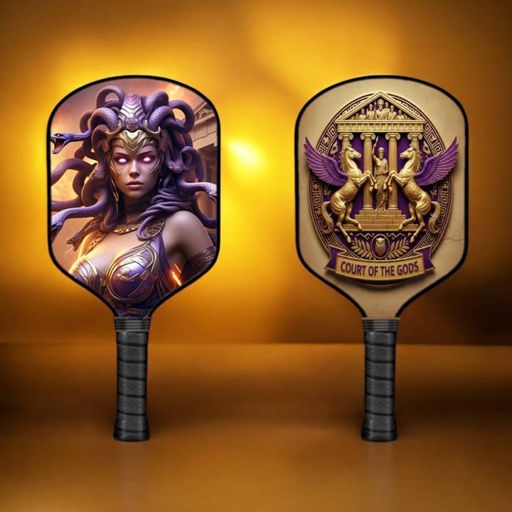 Medusa - Mythological Gods - Pickleball Paddle for wholesale by The Mad Pickler