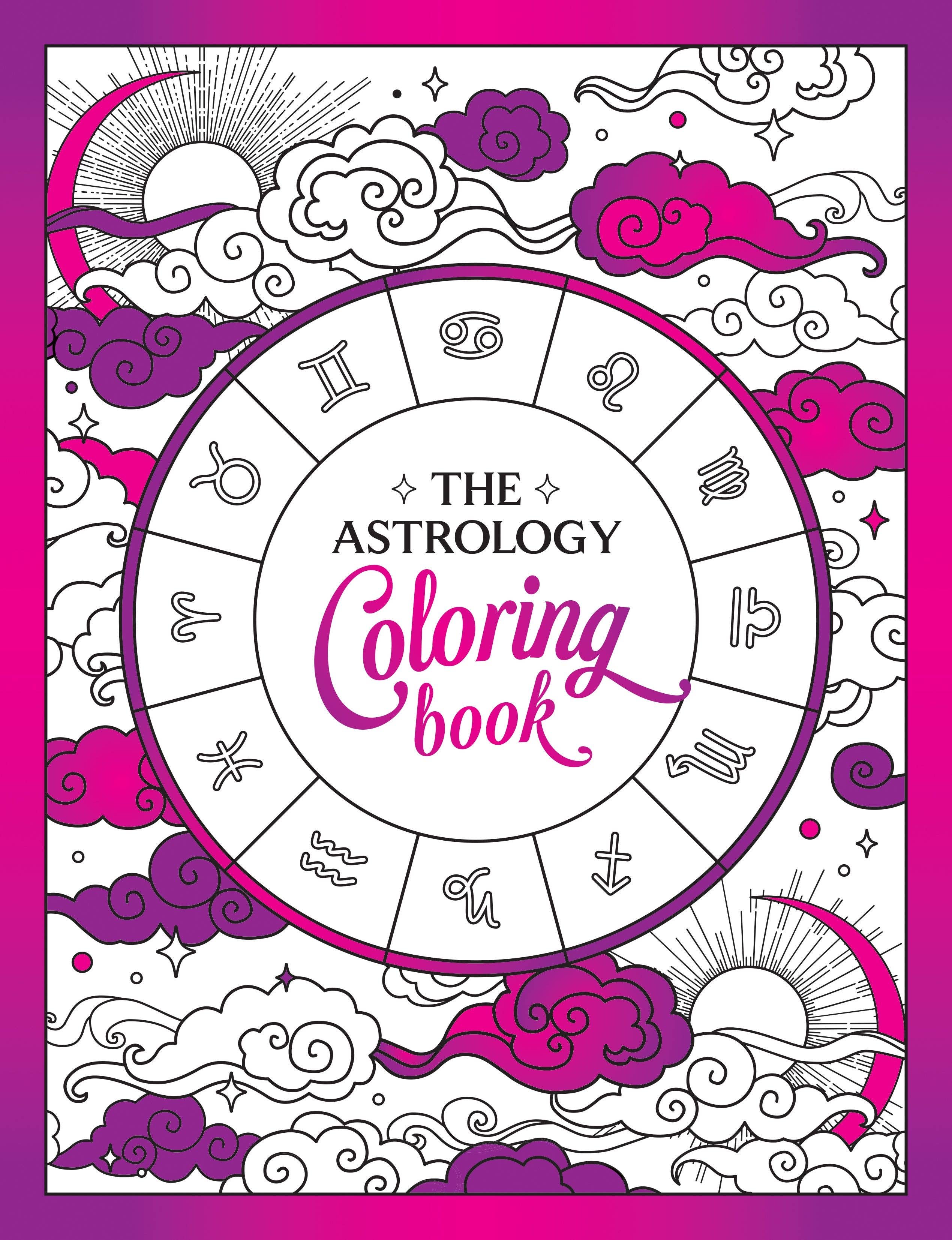 Hachette Book Group - Wholesale Coloring & Activity Book - Adult - The Astrology Coloring Book0