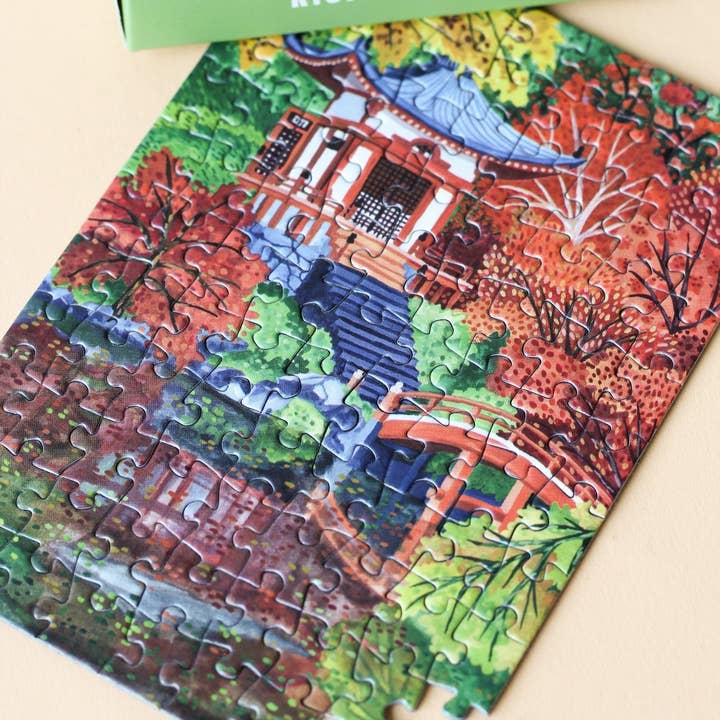 Piecely Puzzles - Wholesale Puzzle - Adult - Kyoto Temple mini puzzle, 99 pieces1