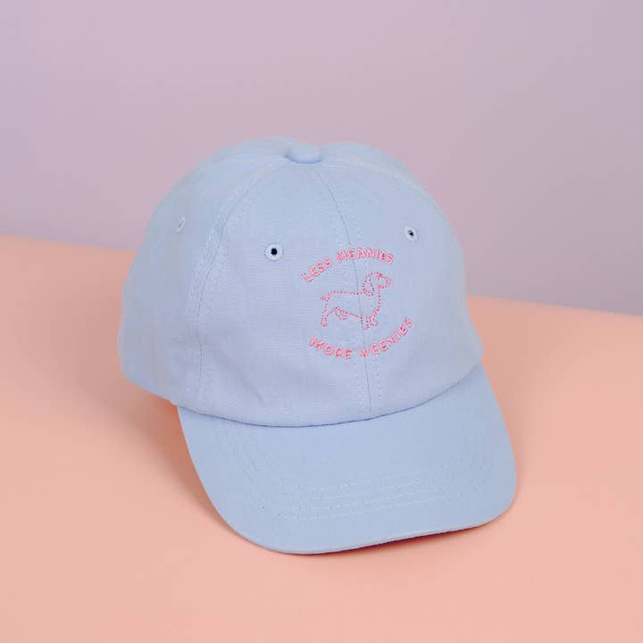 Party Mountain Paper co. - Wholesale Baseball Cap - Kids - Less Meanies, More Weenies Baseball Kids Hat | Last Chance
